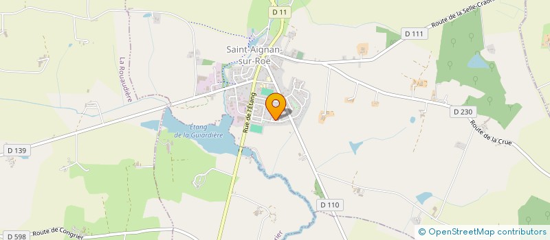 localisation de l'entreprise MONSIEUR JEAN-CLAUDE GALISSON  SAINT-AIGNAN-SUR-ROE