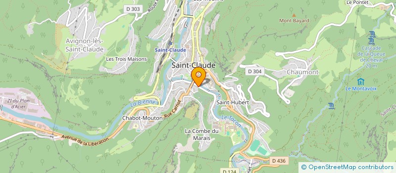 localisation de l'entreprise MONSIEUR JEAN-CLAUDE GALLASSO  SAINT-CLAUDE