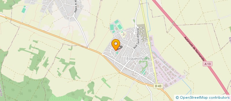 localisation de l'entreprise MONSIEUR JEAN CLAUDE GALLOU  ECQUEVILLY