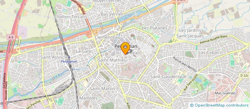 localisation de l'entreprise MONSIEUR JEAN-CLAUDE GAMBA  PERPIGNAN
