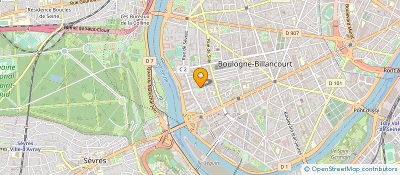 localisation de l'entreprise MONSIEUR JEAN-CLAUDE GARIOU à BOULOGNE-BILLANCOURT