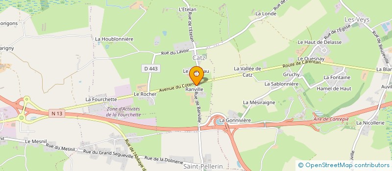 localisation de l'entreprise MONSIEUR JEAN-CLAUDE GARNIER  CARENTAN-LES-MARAIS