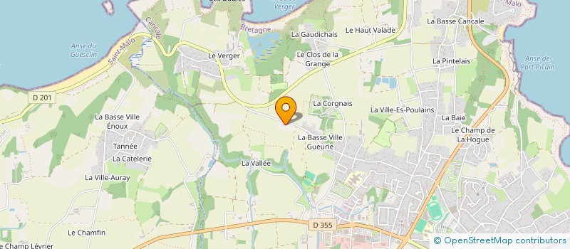 localisation de l'entreprise MONSIEUR JEAN-CLAUDE GAUDIN  CANCALE