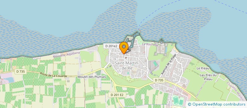 localisation de l'entreprise MONSIEUR JEAN-CLAUDE GAUDUCHON  SAINT-MARTIN-DE-RE