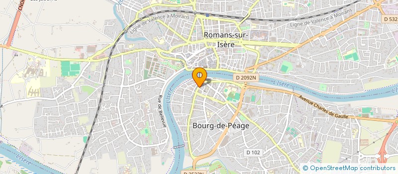 localisation de l'entreprise MONSIEUR JEAN-CLAUDE GAUS-CALAZANZ  BOURG-DE-PEAGE