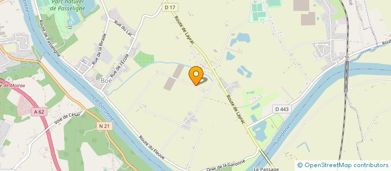 localisation de l'entreprise MONSIEUR JEAN CLAUDE GAYRAL  BOE