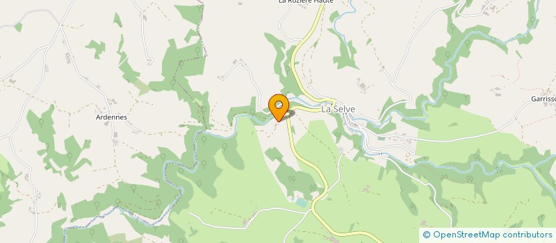 localisation de l'entreprise MONSIEUR JEAN-CLAUDE GAYRARD  LA SELVE