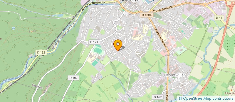 localisation de l'entreprise MONSIEUR JEAN-CLAUDE GENOT  SAVERNE