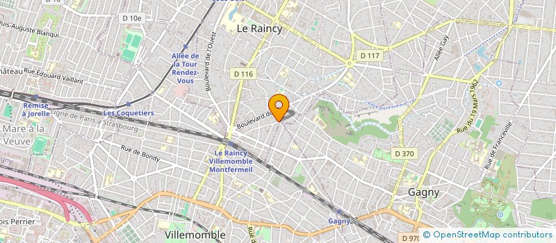 localisation de l'entreprise MONSIEUR JEAN-CLAUDE GIACOMINI  LE RAINCY