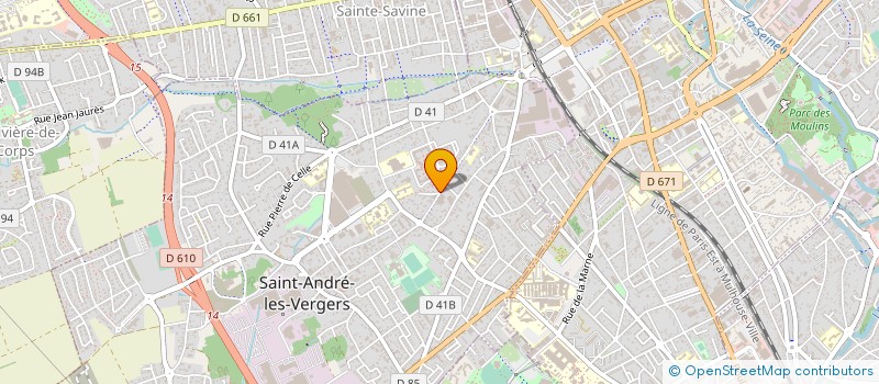 localisation de l'entreprise MONSIEUR JEAN-CLAUDE GIBIER à SAINT-ANDRE-LES-VERGERS