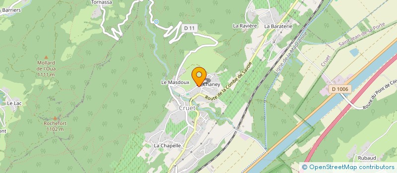 localisation de l'entreprise MONSIEUR JEAN-CLAUDE GIGUET  CRUET