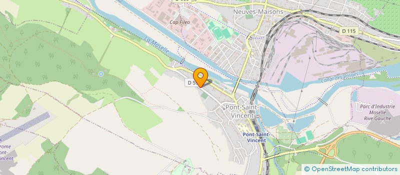 localisation de l'entreprise MONSIEUR JEAN CLAUDE GIORGI  PONT-SAINT-VINCENT