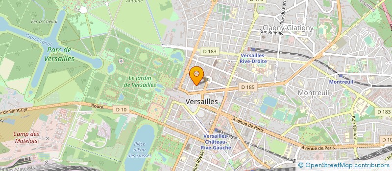 localisation de l'entreprise MONSIEUR JEAN-CLAUDE GIVELET à VERSAILLES