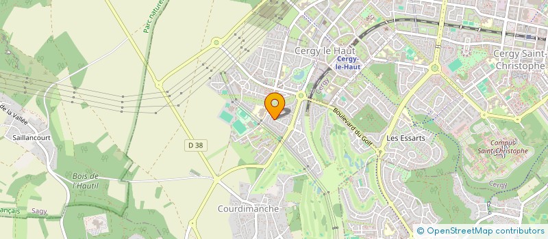 localisation de l'entreprise MONSIEUR JEAN CLAUDE GODEFROY  COURDIMANCHE