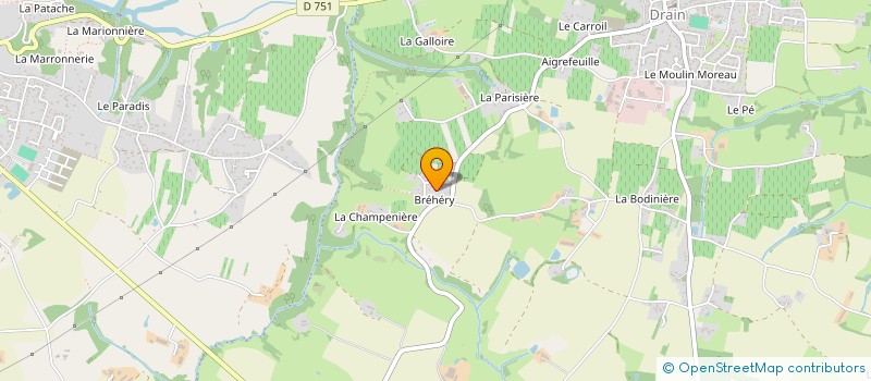 localisation de l'entreprise MONSIEUR JEAN-CLAUDE GOULEAU  OREE-D'ANJOU