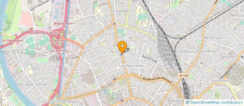 localisation de l'entreprise MONSIEUR JEAN-CLAUDE GOUZY  TOULOUSE