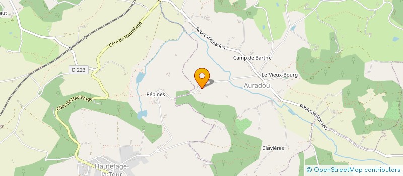 localisation de l'entreprise MONSIEUR JEAN-CLAUDE GRANAT à AURADOU