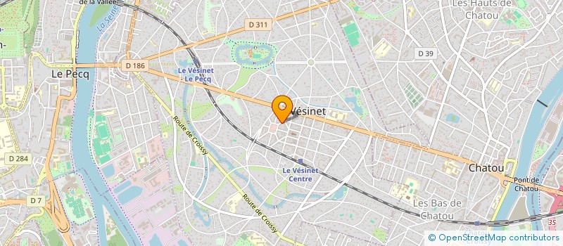 localisation de l'entreprise MONSIEUR JEAN-CLAUDE GRANGER à LE VESINET