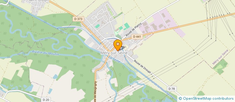 localisation de l'entreprise MONSIEUR JEAN-CLAUDE GRAUPNER à MERY-SUR-SEINE