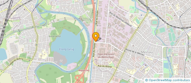 localisation de l'entreprise MONSIEUR JEAN CLAUDE GREBERT  STRASBOURG