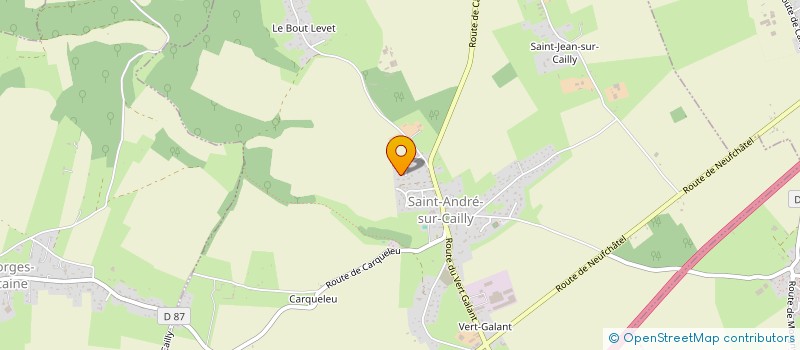localisation de l'entreprise MONSIEUR JEAN-CLAUDE GREMBER  SAINT-ANDRE-SUR-CAILLY