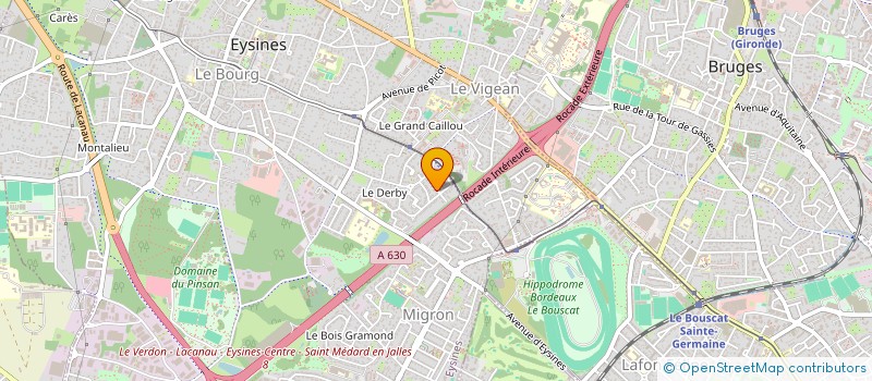 localisation de l'entreprise MONSIEUR JEAN-CLAUDE GRENIER à EYSINES