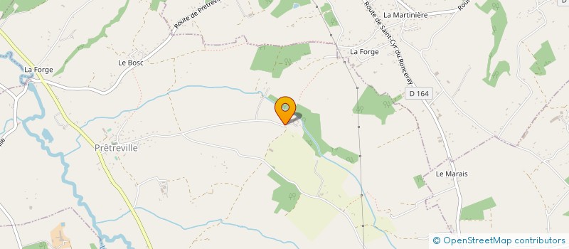 localisation de l'entreprise MONSIEUR JEAN-CLAUDE GRIGAUT à SAINT-PIERRE-EN-AUGE