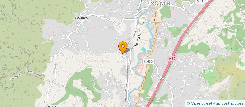 localisation de l'entreprise MONSIEUR JEAN-CLAUDE GRIMAUD  ROQUEVAIRE