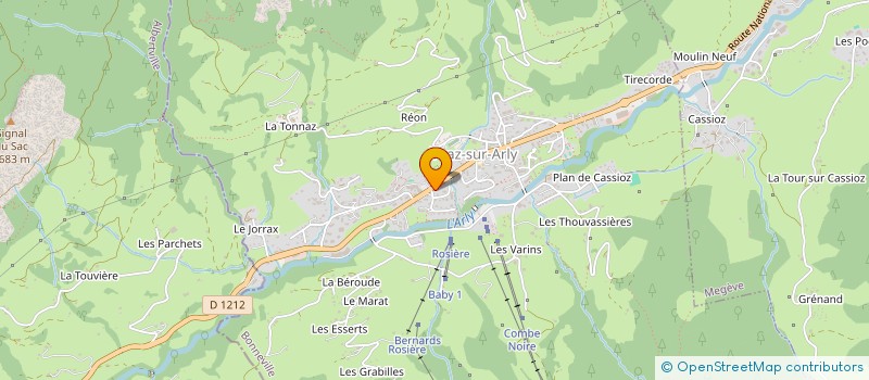 localisation de l'entreprise MONSIEUR JEAN-CLAUDE GROSSET-CURTET à PRAZ-SUR-ARLY
