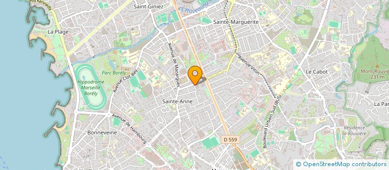 localisation de l'entreprise MONSIEUR JEAN-CLAUDE GUARIGLIA  MARSEILLE