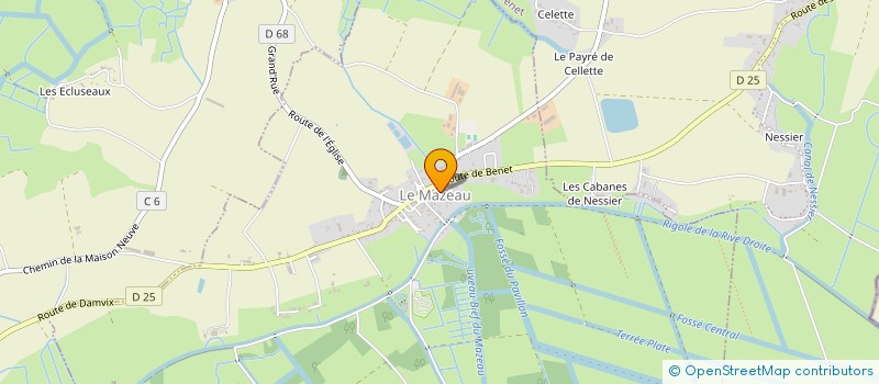 localisation de l'entreprise MONSIEUR JEAN-CLAUDE GUERRY à LE MAZEAU