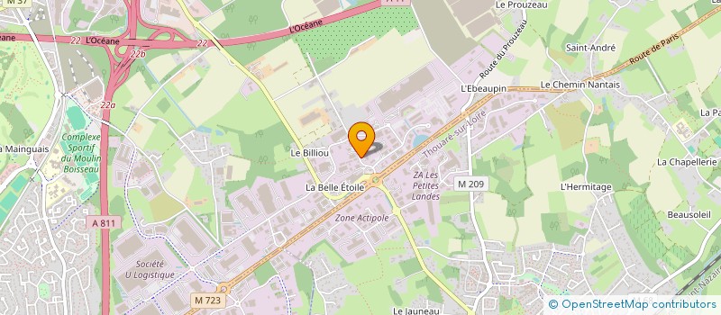 localisation de l'entreprise MONSIEUR JEAN-CLAUDE GUERRY  CARQUEFOU