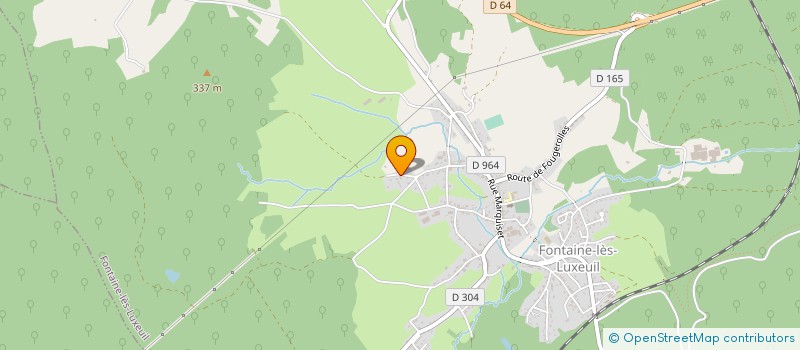 localisation de l'entreprise MONSIEUR JEAN-CLAUDE GUICHARD  FONTAINE-LES-LUXEUIL