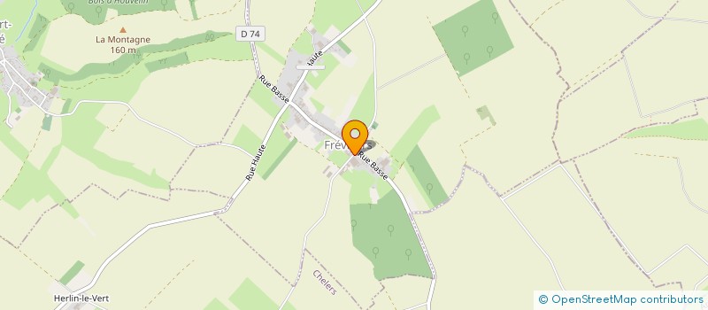 localisation de l'entreprise MONSIEUR JEAN-CLAUDE GUILLE  FREVILLERS