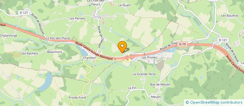 localisation de l'entreprise MONSIEUR JEAN CLAUDE GUILLOUX  TRIVY