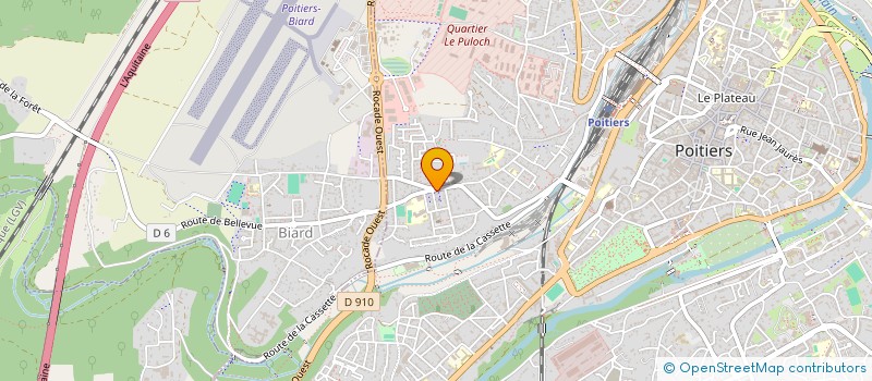 localisation de l'entreprise MONSIEUR JEAN-CLAUDE GUIONNET  POITIERS