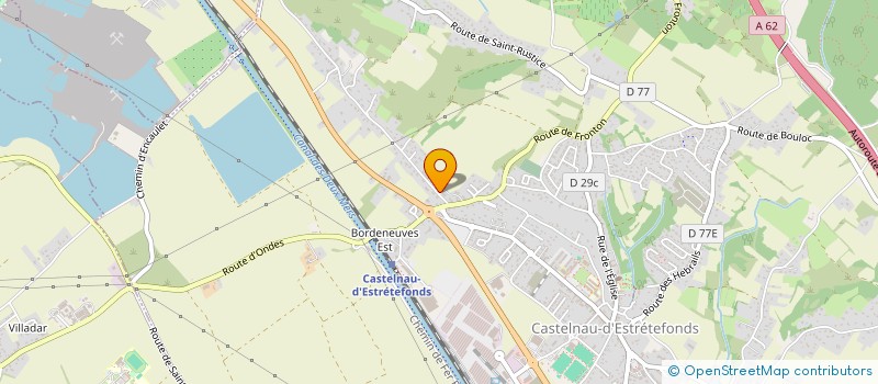 localisation de l'entreprise MONSIEUR JEAN-CLAUDE GUIRAUD  CASTELNAU-D'ESTRETEFONDS