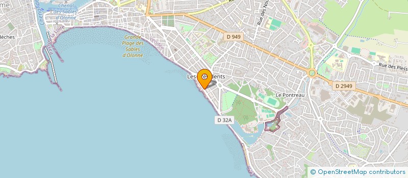 localisation de l'entreprise MONSIEUR JEAN-CLAUDE GUITTENY à LES SABLES D'OLONNE