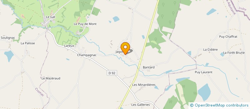 localisation de l'entreprise MONSIEUR JEAN CLAUDE GUYON à SAINT-GEORGES-LES-LANDES
