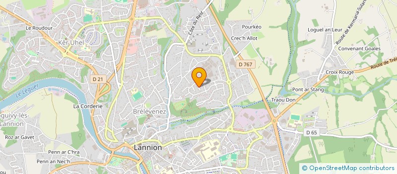 localisation de l'entreprise MONSIEUR JEAN-CLAUDE HABASQUE  LANNION