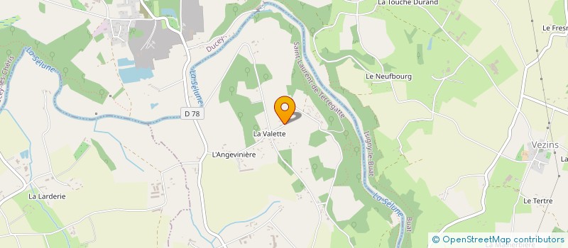 localisation de l'entreprise MONSIEUR JEAN-CLAUDE HAMARD à SAINT-LAURENT-DE-TERREGATTE