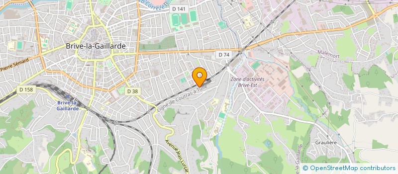 localisation de l'entreprise MONSIEUR JEAN-CLAUDE HATCHI  BRIVE-LA-GAILLARDE