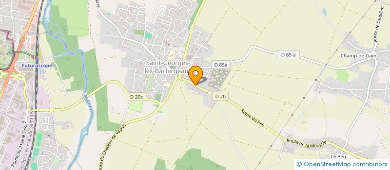 localisation de l'entreprise MONSIEUR JEAN-CLAUDE HAY  SAINT-GEORGES-LES-BAILLARGEAUX