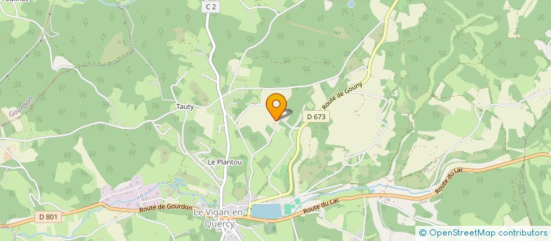 localisation de l'entreprise MONSIEUR JEAN-CLAUDE HEBRARD-PLANCHOU  ROUFFILHAC