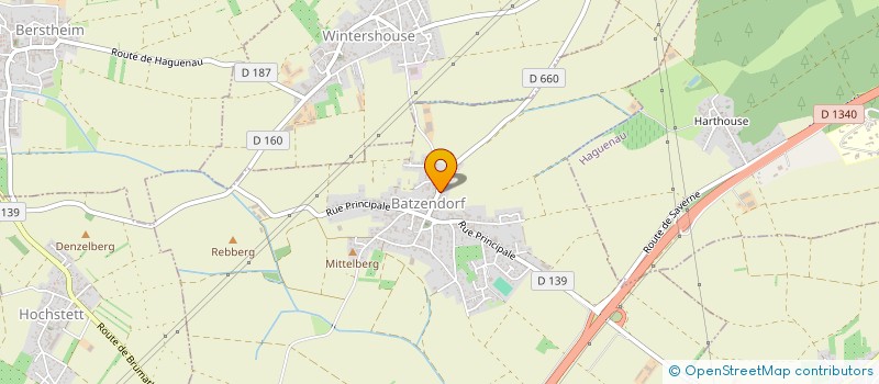 localisation de l'entreprise MONSIEUR JEAN-CLAUDE HEITZ  BATZENDORF