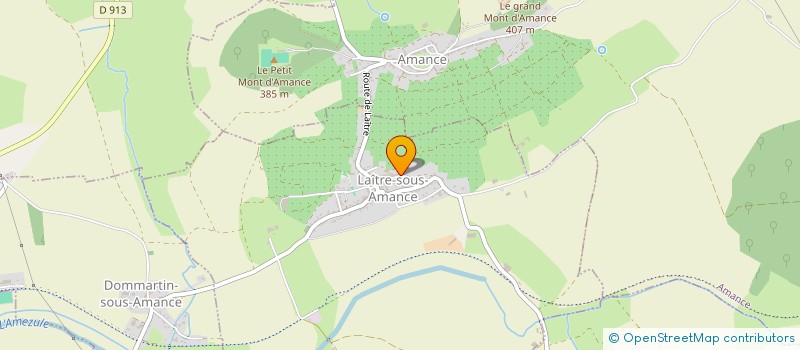 localisation de l'entreprise MONSIEUR JEAN CLAUDE HEMERYCK  LAITRE-SOUS-AMANCE