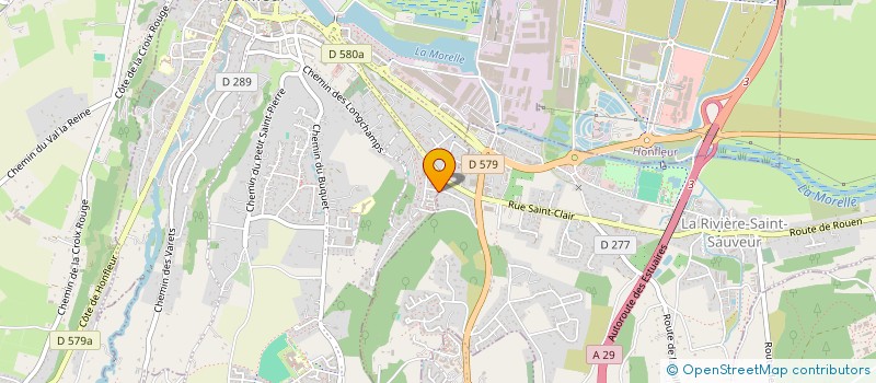 localisation de l'entreprise MONSIEUR JEAN-CLAUDE HERITIER  LA RIVIERE-SAINT-SAUVEUR