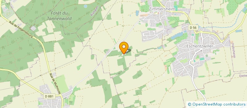 localisation de l'entreprise MONSIEUR JEAN CLAUDE HERLIN  ZIMMERSHEIM