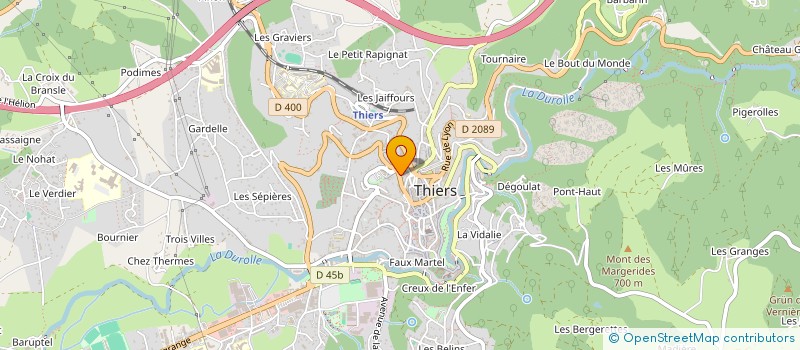 localisation de l'entreprise MONSIEUR JEAN-CLAUDE HERRERA-GUTIERREZ à THIERS