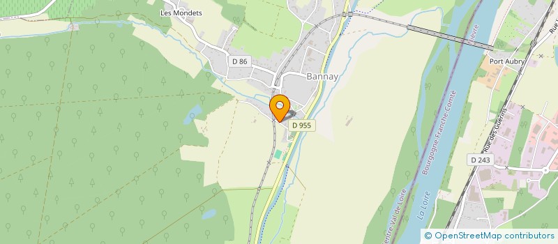 localisation de l'entreprise MONSIEUR JEAN-CLAUDE HERRY  BANNAY